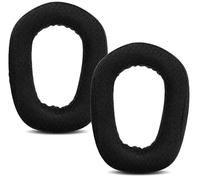 ACCOUTA Cuscinetti auricolari di ricambio per cuffie da gioco wireless Bluetooth Logitech G435, tessuto traspirante e schiuma, nero, confezione da 2
