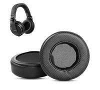ACCOUTA Cuscini di Ricambio Traspiranti Compatibili con Cuffie Pioneer HDJ-X5 HDJ-X7 HDJ-X10, Cuscinetti Auricolari in Pelle Proteica Traspirante più Morbida e Schiuma Memory Foam