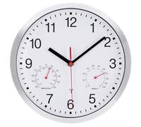 ACCSHINE Orologio da parete radiocontrollato da 25 cm, senza ticchettio, silenzioso, funzionamento a batteria al quarzo, facile da leggere per camere, casa, cucina, camera da letto, ufficio, scuola