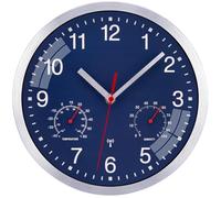 ACCSHINE Orologio da parete radiocontrollato da 25cm, senza ticchettio, silenzioso, funzionamento a batteria al quarzo, facile da leggere per camere, casa, cucina, camera da letto, ufficio, scuola