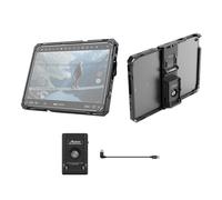 Accsoon 12.9inch PowerCage Pro II Compatibile con iPad Pro Gen 3,4,5,6 per il monitoraggio, funziona con adattatore per batteria NP-F, gabbia regolabile Lunghezza 279-296mm Larghezza 214-231mm