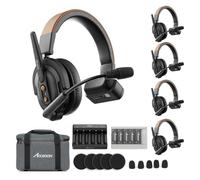 Accsoon - Kit CoMo SE 1H4R (1 H + 4 R) - Include una cuffia host e quattro cuffie remote - Design ergonomico - Portata 400 metri