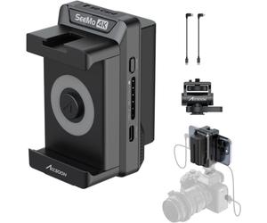 Accsoon SeeMo 4K HDMI Trasmissione Video Capture Terminal per iPhone e iPad iOS 12.0 o versioni successive con funzione di lettura per scheda SD HDMI in USB-C Out Alimentazione ai dispositivi (SeeMo