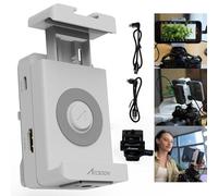 Accsoon SeeMo Video Transmitter Adattatore HDMI a USB/iOS HD Video Capture Adattatore per iPad/iPhone/telecamere per monitorare/registrare/streaming live (bianco)
