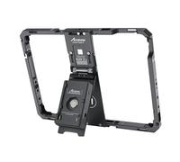 Accsoon Supporto per tablet Power Cage II compatibile con iPad (Gen 7,8,9,10), iPad Pro 9,7/10,5/11 "(Gen 1,2,3,4) con adattatore NP-F per piastra batteria come monitor sulla fotocamera