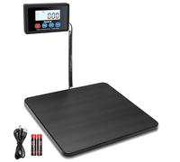 ACCT Bilancia postale digitale, 440 lbs, funzione Hold/Tara, Auto Off, display LCD, bilancia per pesare pacchi/bagagli/casa, incl. batteria e adattatore AC