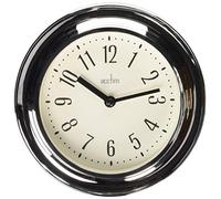 Acctim 21737 Riva, Orologio da Parete, Colore Cromato