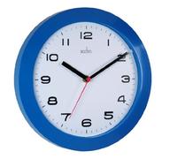 Acctim Aylesbury Wall Clock Blue 92/308 NUOVO