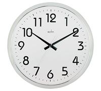 Acctim Orion Sweeper Orologio da Parete Effetto Cromo, plastica, Vetro, Multicolore, Taglia Unica