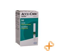 ACCU-CHEK Active Glucosio Diagnostica Strisce per Livello Quadri 50 Pezzi