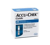 ROCHE DIAGN D.CARE ACCU CHEK GUIDE 25 STRIPS RETA