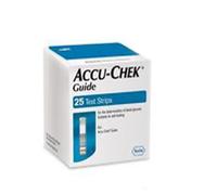 ROCHE DIAGN D.CARE ACCU CHEK GUIDE 25 STRIPS RETA