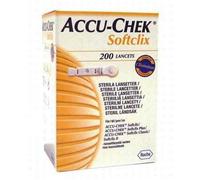 Accu-Chek LANCETTE PUNGIDITO ACCU-CHEK SOFTCLIX 200 PEZZI