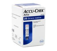Roche Accu-Chek Aviva Strisce Reattive Glicemia 25 Pezzi