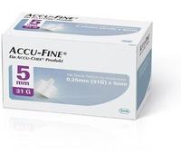 Accu-Fine Aghi Penna Per Insulina 5mm 31G 100 Pezzi