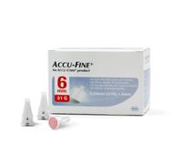 AGO PER PENNA DA INSULINA ACCU-FINE PEN NEEDLE ACCU-CHEK GAUGE 31 X 6MM 100 PEZZI