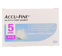 AGO PER PENNA DA INSULINA ACCU-FINE PEN NEEDLE ACCU-CHEK GAUGE 31 X 5MM 100 PEZZI