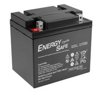 Accu Italia Energy Safe Cyclic 12V 50 Ah - Batteria Piombo AGM per Macchine Elettriche