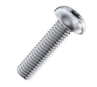 Accu - Viti a bottone Torx M3 x 10 mm T10 (ISO 7380), in acciaio inox (A2) (confezione da 200)