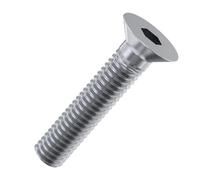 Accu - Viti a testa svasata M2,5 x 8 mm (ISO 10642) in acciaio inox (A2) (confezione da 10)