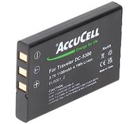 AccuCell Batteria adatta per Fujifilm NP-60, FinePix 50i, 601