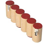 AccuCell - Batteria adatta per Gardena ACCU 90, ACCU90 con Faston 4,8 e 2,8 mm