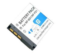 AccuCell batteria adatta per Sony Cybershot DSC T2, 750 mAh