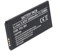 AccuCell Batteria compatibile con TCL 501 - polimeri di litio, 3,85 V, 3000 mAh, 11,55 Wh, integrata