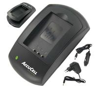 AccuCell Caricabatteria rapido adatto per Sony NP-FC10, NP-FC11