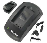 AccuCell caricatore e batteria adatto per Nikon EN-EL14 batteria