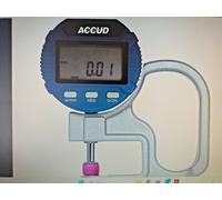 ACCUD INECO : SPESSIMETRO DIGITALE Campo 10mm-Risoluzione 0,001 mm.-Art. 52802