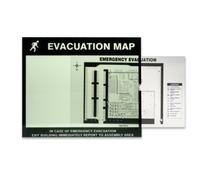 Accuform Signs, DTA202, supporto per mappe, adatto per mappa da 21 x 11 pollici
