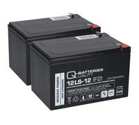 Accumulatore Compatibile Per Scooter Elettrico Elettromobile 24V 2x 12V 12Ah AGM