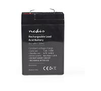 Nedis Batteria al piombo-acido ricaricabile BALA40006V 6 V 4000 mAh 70×47×101 mm