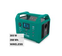 ACCUMULATORE PORTATILE LIFEPO4 288WH 300W RICARICABILE COMPATIBILE SISTEMA FOTOV
