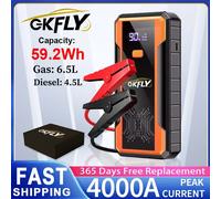 Accumulatori e caricabatterie di riserva 4000A/3000A/2000A 12V Batteria per auto Avviatore di emergenza Caricatore portatile Booster per auto Dispositivo di avviamento automatico Avviatore di