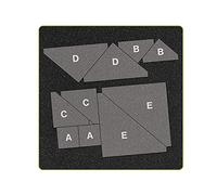 Accuquilt GO! Snail's Trail - Fustella finita, 20,3 cm