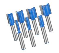 Accuracy Ground 8mm Shanks Double Flauto Router Bit Set 7PCS Fresa per legno per fresatura e taglio Doppio bordo Router Bit per