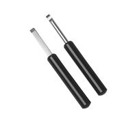 Accuracy - Set di 2 pinze curve e piatte, manico ergonomico per gioiellieri e appassionati di artigianato, orologio da viaggio