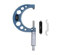 Accurata scala filettatura diametro esterno micrometro con arresto a cricchetto e rivestimento cromato satinato per un uso duraturo (0-25 mm)