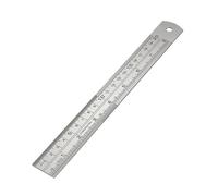Accurate Steel Straight Ruler Double Side Metric Royal Scale Straightedge with Hanging Hole for Technical Drawing Metric Royal Ruler