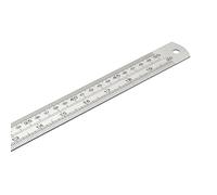 Accurate Steel Straight Ruler Double Side Metric Royal Scale Straightedge with Hanging Hole for Technical Drawing Metric Royal Ruler