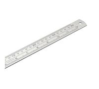 Accurate Steel Straight Ruler Double Side Metric Royal Scale Straightedge with Hanging Hole for Technical Drawing Metric Royal Ruler