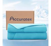 ACCURATEX Coperta termica 140 × 200 cm, coperta estiva con Q-Max > 0,45 Arc-Chill, leggera e traspirante per dormitori caldi, sudorazione notturna e regolazione del clima, coperta rinfrescante per