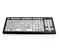 Accuratus Monster 2 tastiera USB QWERTY Nera, Bianca - Nouvo