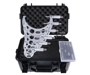 Accusize Industrial Tools 0-6 "x 0.0001" micrometri esterni ultra-precisione con punte in carburo 6 pc set, Eg00-0906