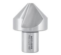 Accusize Industrial Tools 1-1/2 '' Hss svasatore per Rota-Cutter, 3/4 '' gambo Weldon per perforatrici magnetiche, 90 gradi, Ce00-0112