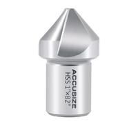 Accusize Industrial Tools 1 '' Hss svasatore per Rota-Cutter, 3/4 '' gambo Weldon per perforatrice magnetica, 82 gradi, Ce82-0001