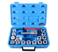 Accusize Industrial Tools MT3 Shank ER40 Mandrino con kit di 15 pinze, 1/8" - 1" per 16°, sistema di serraggio conico Morse, 0223-0308
