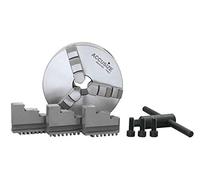 Accusize - Mandrino per tornio a 3 ganasce (retro piatto) x 0,003 pollici T.I.R. con due set di ganasce, 0559-0112, 5"/125mm